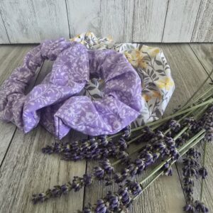 Lavender Filled Scrunchie