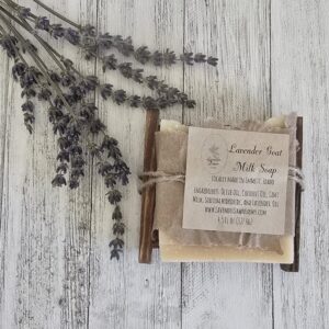 Goat Milk Soap with Tray