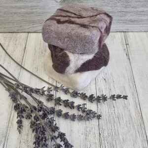 Lavender Felt Goat Milk Soap